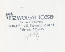 cca 1950 Tiszavölgyi József: Aszfaltozók, pecséttel jelzett vintage fotó, 14x9 cm