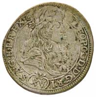 1686KB 15kr Ag "I. Lipót" (5,37g) T:2-,3 hajlott Huszár 1427., Unger II.: 1061.