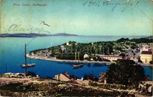 Hvar, Lesina; port, ships (EB)