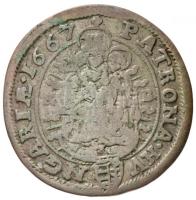 1667KB 6kr Ag "I. Lipót" (2,95g) T:2-,3
Huszár: 1450.,Unger II.:1072