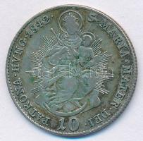 1842B 10kr Ag "V. Ferdinánd" (3,77g) T:2-,3 patina Unger III.: 1422.