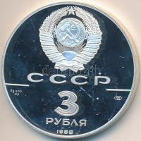 Szovjetunió 1988. 3R Ag "1000 éves a pénzverés" T:PP
Soviet Union 1988. 3 Roubles Ag &quot...