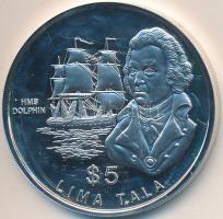 Tokelau-szigetek 1989. 5T Ag "John Byron kapitány" T:PP
Tokelau Islands 1989. 5 Tala Ag &q...