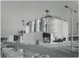 cca 1970 Agárd, az Agrokomplex modern telephelye, 3 db fotó, 18x24 cm