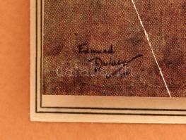 1910 Edmund Dulac: Hamupipőke-illusztráció, nyomat, Hodders and Stoughton kiadása, London, jelzett, ...