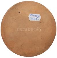 Asszonyi Tamás (1942-) 1970. "Debreceni Konzervgyár" nagyalakú Br emlékplakett (96mm) T:2