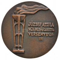 Csúcs Ferenc (1905-1999) 1946. "József Attila Női Kosárlabda Versenydíja III" Br díjérem (...