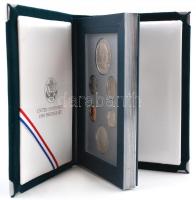 Amerikai Egyesült Államok 1990. 1c-1$ (6xklf) "Presztízs" szett, benne 1$ Ag "Eisenho...
