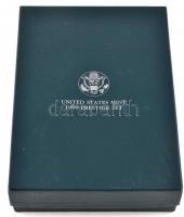 Amerikai Egyesült Államok 1990. 1c-1$ (6xklf) "Presztízs" szett, benne 1$ Ag "Eisenho...