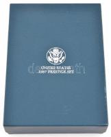Amerikai Egyesült Államok 1987. 1c-1$ (6xklf) "Presztízs" szett, benne 1$ Ag "Alkotmá...