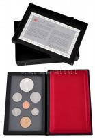 Kanada 1990. 1c-1$ (7xklf) fémpénz szett, benne 1$ Ag "Kelsey", dísztokokban, tanúsítvánny...