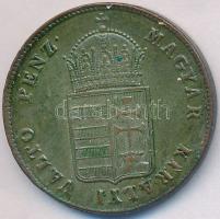 1848. 1kr Cu T:2,2- patina