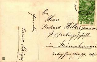 Namenstag / Name Day, Viribus Unitis propaganda; floral litho