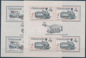 PRAGA stamp exhibition block set, PRAGA bélyegkiállítás blokksor