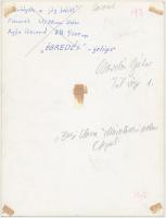 cca 1960 Csordás Gábor: Tél vége, feliratozott vintage fotóművészeti alkotás, 24x18 cm