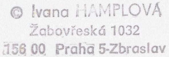 cca 1970 Ivana Hamplová (Prága) fotósorozata egy festő műterméből, 6 db pecséttel jelzett vintage fo...