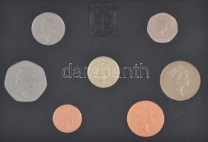 Nagy-Britanna 1988. 1p-1Ł (7xklf) fémpénz szett eredeti dísztokban T:PP
Great Britain 1988. 1 Penny ...
