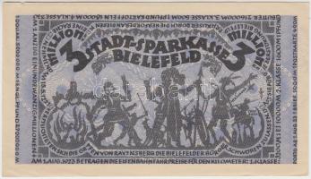 Németország / Weimari Köztársaság / Bielefeld 1923. 3.000.000M T:I-
Germany / Weimar Republic / Biel...