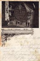 Heidelberg 1893 Braun Litho (fl)