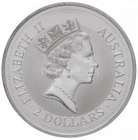 Ausztrália 1992. 2$ Ag "Kookaburra" (2oz/0.999) T:PP Australia 1992. 2 Dollars Ag "Kookaburra (2oz/0.999) C:PP