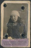 cca 1930 Fényképes állatkerti bérletjegy / Zoo season ticket