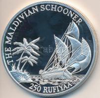 Maldív-szigetek 1990. 250R Ag "Dhivehi-Od" T:PP Maldives 1990. 250 Rufiyaa Ag "Dhivehi-Od" C:PP