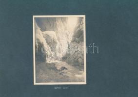 cca 1920 Erdély, 16 db feliratozott fotó egy tehetséges, utazó fotós hagyatékából, 8 db kartonra fel...