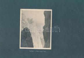 cca 1920 Erdély, 16 db feliratozott fotó egy tehetséges, utazó fotós hagyatékából, 8 db kartonra fel...