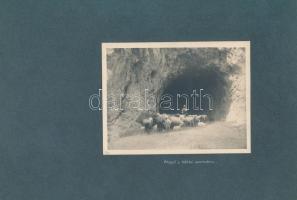 cca 1920 Erdély, 16 db feliratozott fotó egy tehetséges, utazó fotós hagyatékából, 8 db kartonra fel...