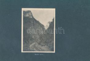 cca 1920 Erdély, 16 db feliratozott fotó egy tehetséges, utazó fotós hagyatékából, 8 db kartonra fel...