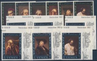 AMPHILEX bélyegkiállítás fogazott + vágott ívsarki sor, Stamp exhibition AMPHILEX perforated + corner imperforated sets