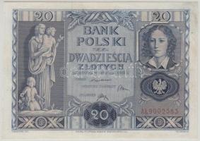 Lengyelország 1936. 20Zl T:III szép papír Poland 1936. 20 Zlotych C:F fine paper