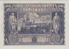 Lengyelország 1936. 20Zl T:III szép papír
Poland 1936. 20 Zlotych C:F fine paper