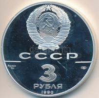 Szovjetunió 1990. 3R Ag "Péter-Pál Erőd" T:PP
Soviet Union 1990. 3 Roubles Ag "St. Pe...