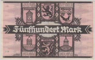 Németország / Weimari Köztársaság / Liebenwerda 1922. 500M T:II-
Germany / Weimar Republic / Liebenw...