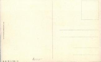 Wilhelm II, Franz Joseph, Mehmed V, WWI Central powers propaganda B.K.W.I. 752-44