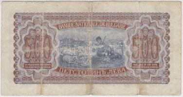 Bulgária 1943. 500L T:III- ragasztott
Bulgaria 1943. 500 Leva C:VG sticked