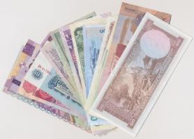 20db klf modern külföldi bankjegy, közte Indonézia, Zambia, Tanzánia, Csehszlovákia bankjegyei T:veg...