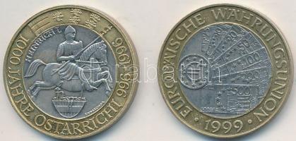 Ausztria 1996. 50Sch "Millennium" + 1999. 50Sch "Euro bevezetése" T:2
Austria 19...