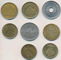 Egyiptom 1957-1993. 8xklf fémpénz T:vegyes
Egypt 1957-1993. 8xdiff metal coins C:mixed