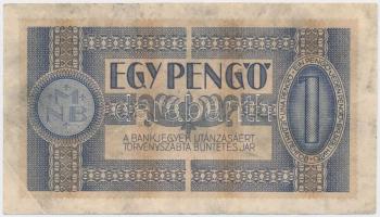 1938. 1P "*H 053 / 053714" T:III ázott, szennyezett papír
Adamo P1A