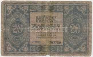 1919. augusztus 9. 20K T:IV,V ragasztott