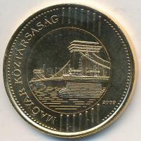 2009. 200Ft aranyozott T:2,2-