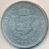 1935. 2P Ag "Rákóczi" T:2 patina
Adamo P7.2