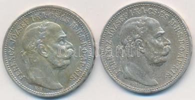 1915KB 1K Ag "Ferenc József" (2x) T:2