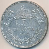 1907KB 5K Ag "Ferenc József" T:2-