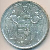 1939. 5P Ag "Horthy balra" T:2,2- 
Adamo P8.2