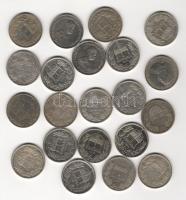 1893-1916. + 1896. "Ezeréves" 1K Ag összesen 21db, vegyes évszámokkal T:2,2/3