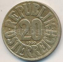 Ausztria 1950. 20gr Al-Br T:2- Austria 1950. 20 Groschen Al-Br C:VF