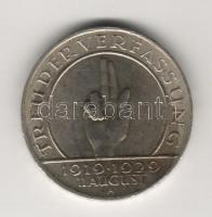 Német Birodalom/Weimar-i Köztársaság 1929A 3RM Ag "Alkotmány" T:2 kis ph